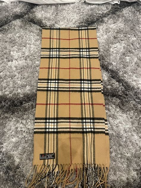 burberry pattern scarf fake|burberry look alike wool scarf.